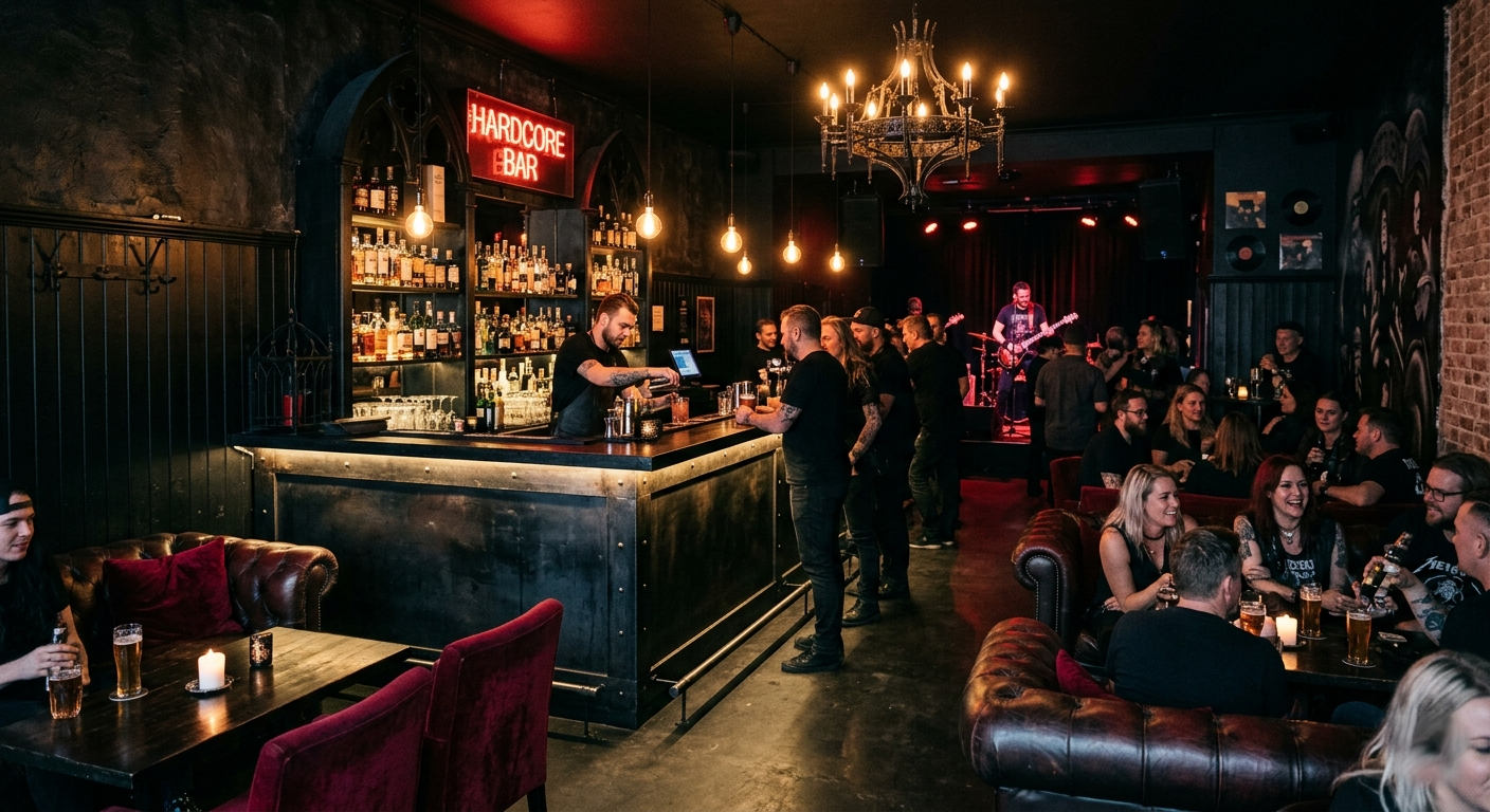 Интерьер бара Хардкор